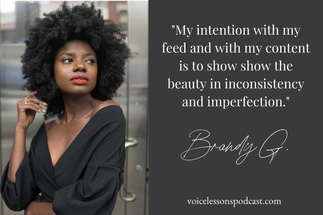 A Lesson In Being You Brandy With Gueary - Voicelessonspodcast.com